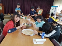 아산시 내이랑 정보화마을, 남과 북 음식 비교체험 수업