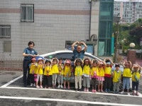 대전둔산서 월평지구대, 어린이집 원생 대상 직업체험교육