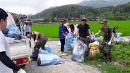 아산 도고면, 도고저수지 주변 대청소 실시