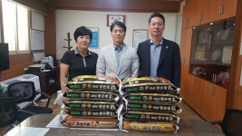  아산 온양5동 자율방범대, 사랑의 쌀 기탁