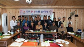 예산군보건소, 홀로 남 행복채움 건강요리교실 수료식