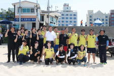 김동일 보령시장, 여름철 피서지 근무자 현지 격려