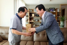 장종태 대전 서구청장, 광복절 앞두고 애국지사 유족 위문