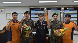 부여소방서, 53기 의무소방원 전역식