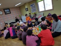 계룡소방서 여직원들, 따뜻한 봉사활동