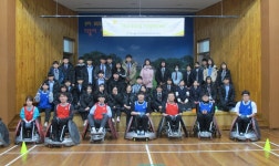 서천군 비인중학교, 전현직 휠체어 럭비팀과 함께 하는 장애인식개선 교육