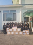 부여군 화랑합기도 체육관, 설 명절맞이 라면 기탁