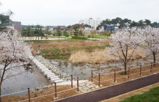 서산시, 테크노밸리 내 성연천 산책로 조성 완료