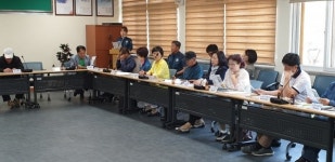 공주경찰서 신관지구대, 치안역량 강화 통장 간담회