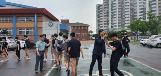 서천군 장항공고, 행복한 등굣길 하이파이브 데이