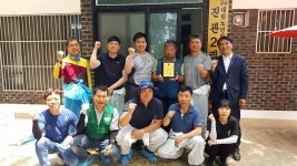 현대제철노조, 당진시 고대면 노후경로당 시설보수 봉사활동