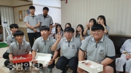 논산 강경고 동아리, 지역사회 연계 봉사활동 실시