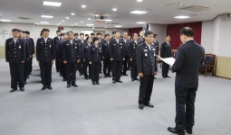 서천소방서, 인사발령자 45명 신고식