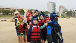 서천군 비인초, 생존 수영캠프 실시