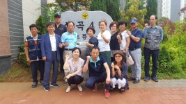 아산 둔포면, 석곡4리 마을 표지석 건립