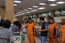 채수철 금산소방서장, 금산수삼센터 안전관리 지도