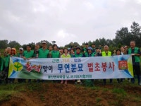 예산군 봉산면 남녀새마을지도자, 추석맞이 무연분묘 벌초