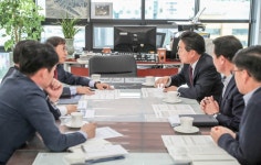 김홍장 당진시장, 금강유역환경청장 면담