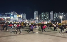 서산시, 호수공원 야간생활체조광장 프로그램 운영 종료