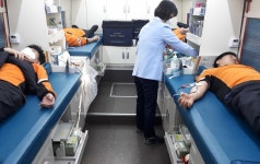 서천소방서, 코로나19 극복 단체헌혈 동참