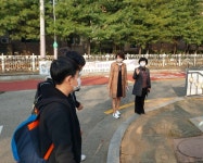 [포토], 서산교육청, 지역 학교 등교 맞이 행사