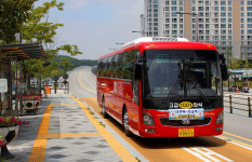 과학벨트 둔곡교차로에 BRT 중앙정류장 설치