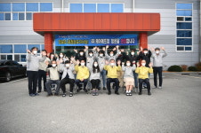 [포토]황선봉 예산군수, 양승조 충남도지사와 (주)케이에프엠 방문