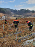 부여 충화면, 산불진화대 농업부산물 파쇄 활동 지원