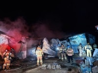 충북 음성군 금왕읍 소재 양계장 화재