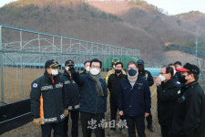 영동군 매곡면 옥전리 산불 17시간만에 진화