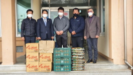 한국도로공사 예산대전방향휴게소, 예산군 신양면에 사랑의 물품 기탁