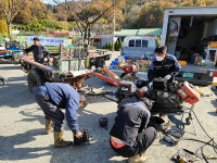 금산군, 찾아가는 농기계 수리지원 박차