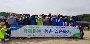 서산농협 ,농촌 일손 돕기 활동