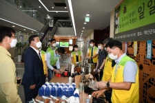 예산군 예빛봉사단, 코로나19 영웅 위한 무료 일일카페 운영