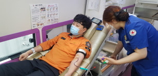 금산소방서, 사랑나눔 헌혈 실시