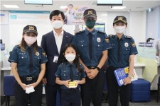 대전동부경찰서, 남현희 선수와 동네 한 바퀴 순찰