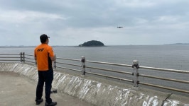 서천소방서, 갯벌 수난사고 소방드론 적극 활용