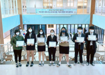 장항고등학교 학생들 바리스타 2급 자격증 획득