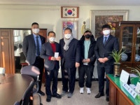 태안군청 씨름단, 씨름 후배 발전기금 전달