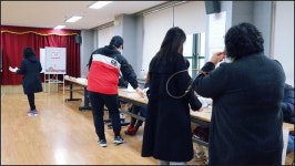 [선택 2022] 계룡시, 대통령 선거 투표 현장