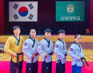 신성대, 캄보디아 태권도 국가대표팀과 합동훈련