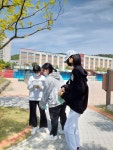 서산부춘중, 허그쉼터도우미와 함께하는 생태자연미술 보물찾기 운영