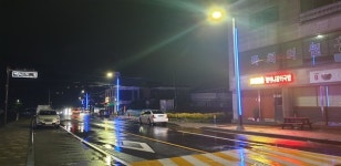 예산군, 도시미관 개선 천변로 경관조명 가로등 설치 사업 추진