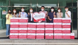 충남적십자사, 보령학사 충남정심원에 감염병 대응 긴급구호품 전달