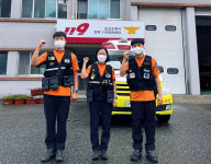 논산소방, 코로나 환자 신속 이송에 도움 칭찬합니다