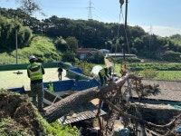 당진 민우개발, 태풍피해 복구 봉사활동