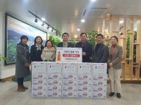 청양중앙장로교회 사랑의 라면 100상자 기탁