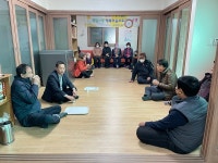 이영행 공주시 정안면장, 관내 38개 경로당 대상 순회 방문 전개