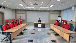 한산면, 봄철 산불감시원 안전교육 실시
