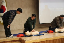 대전동부서, 심폐소생술 등 응급상황 대처교육 실시